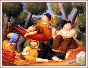 fernando vii Ölbilder verkaufen - Guerilla Fernando Botero